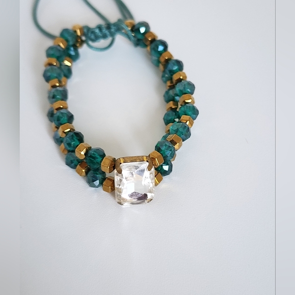 Set of Three Beaded Adjustable Bracelets - Picture 3 of 10